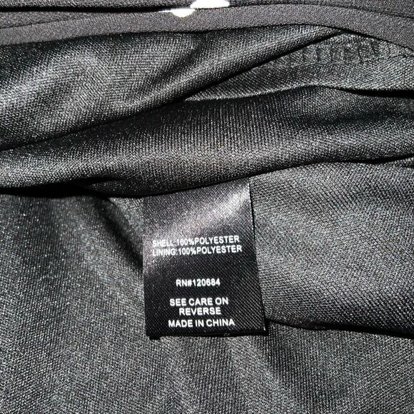 Torrid Heart Print Chiffon Flounce Skater Dress size 14 NWT - Picture 8 of 8